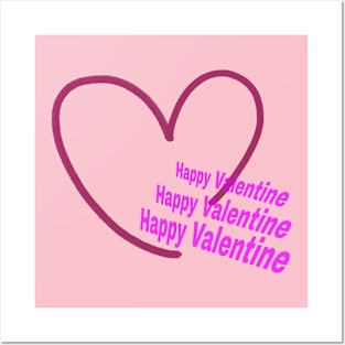 Happy Valentine Posters and Art